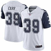 Nike Men & Women & Youth Cowboys 39 Brandon Carr White Color Rush Limited Jersey,baseball caps,new era cap wholesale,wholesale hats